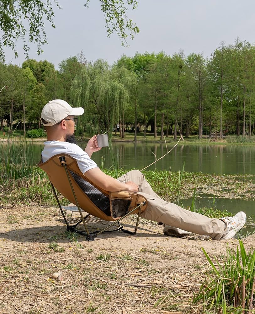 Low to ground camp chair